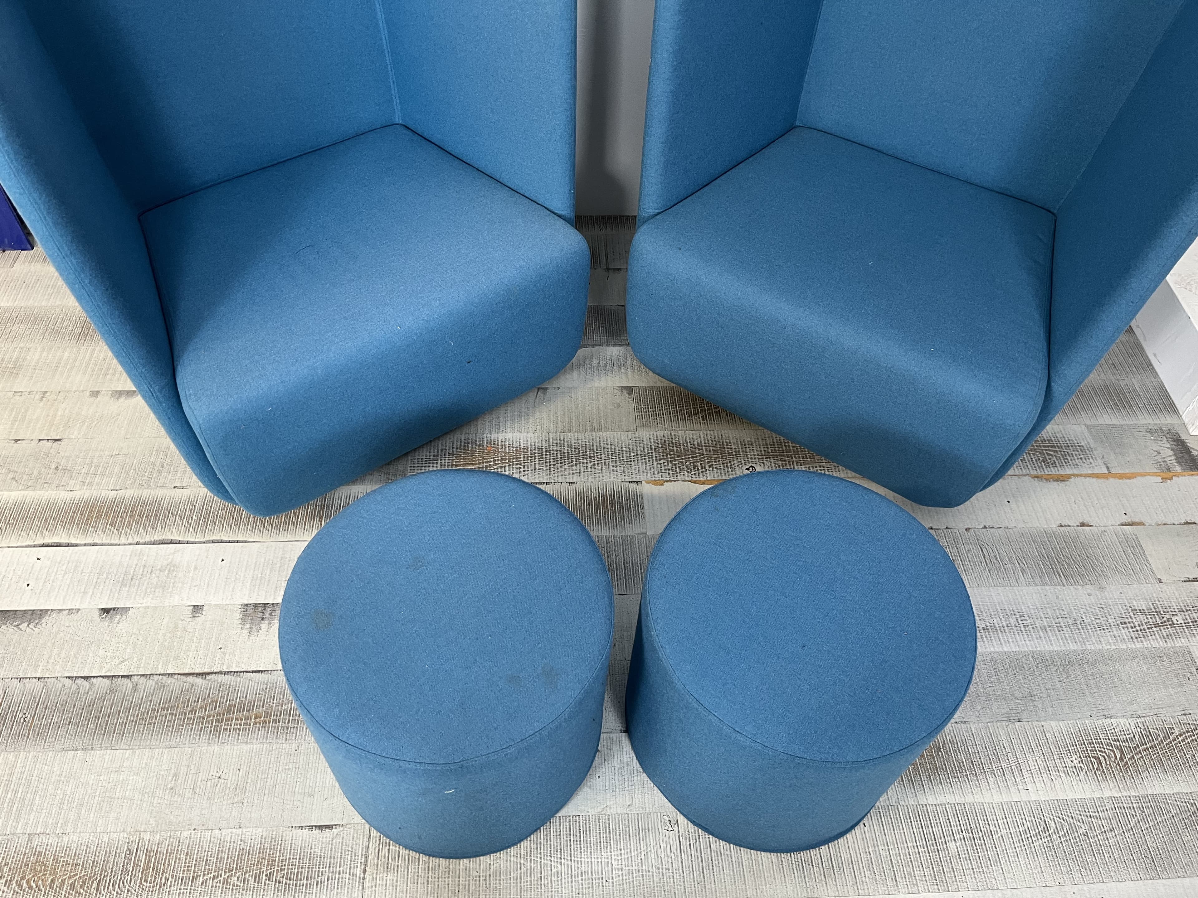 2 Softline Fußhocker